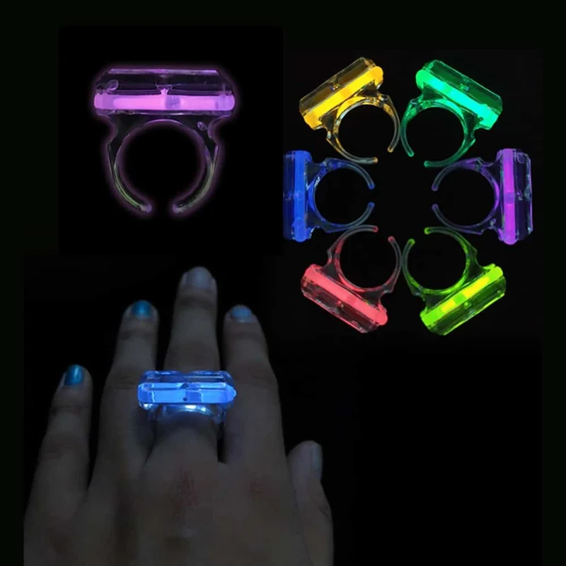Självlysande Fingerring - flera färger