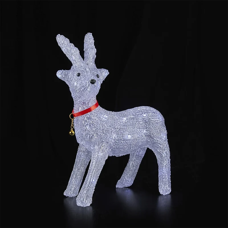 Ren Akryl - höjd 41 cm med LED-belysning