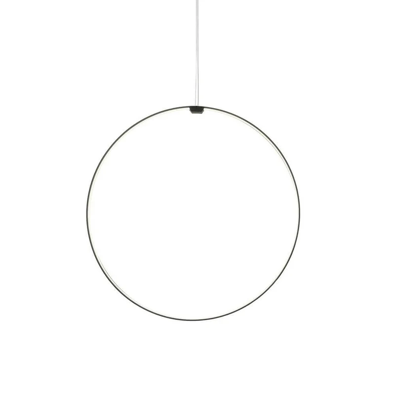 Panzeri Zero Round Vertical LED-Ringleuchte Pendel