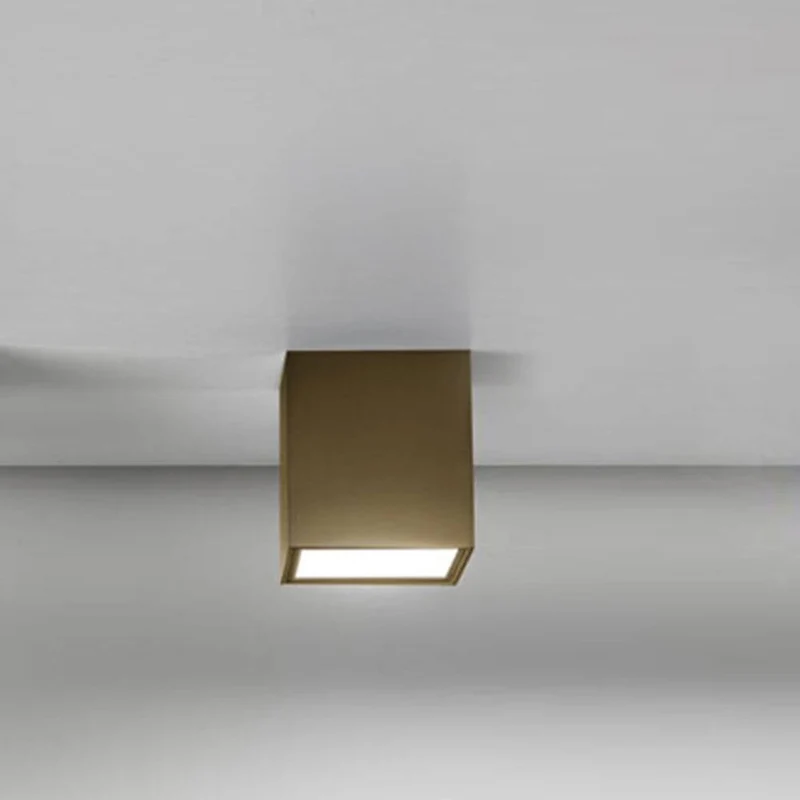 Panzeri Three LED-Deckenlampe Würfelform
