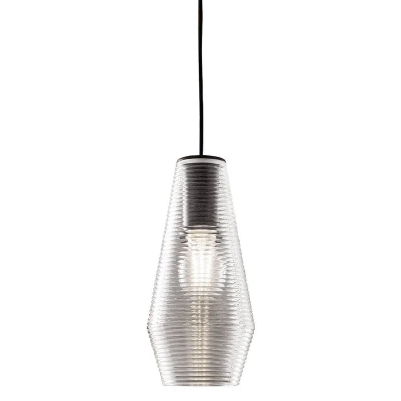 Panzeri Olivia Pendellampe mit geripptem Glas