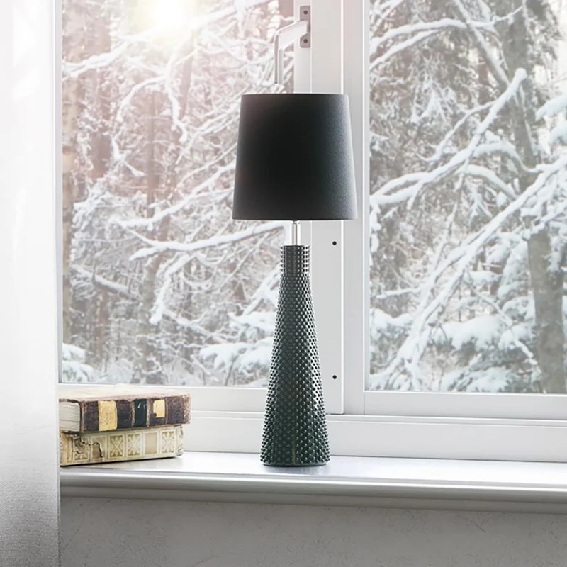 Tischlampe Lofty Slim 54cm Schwarz