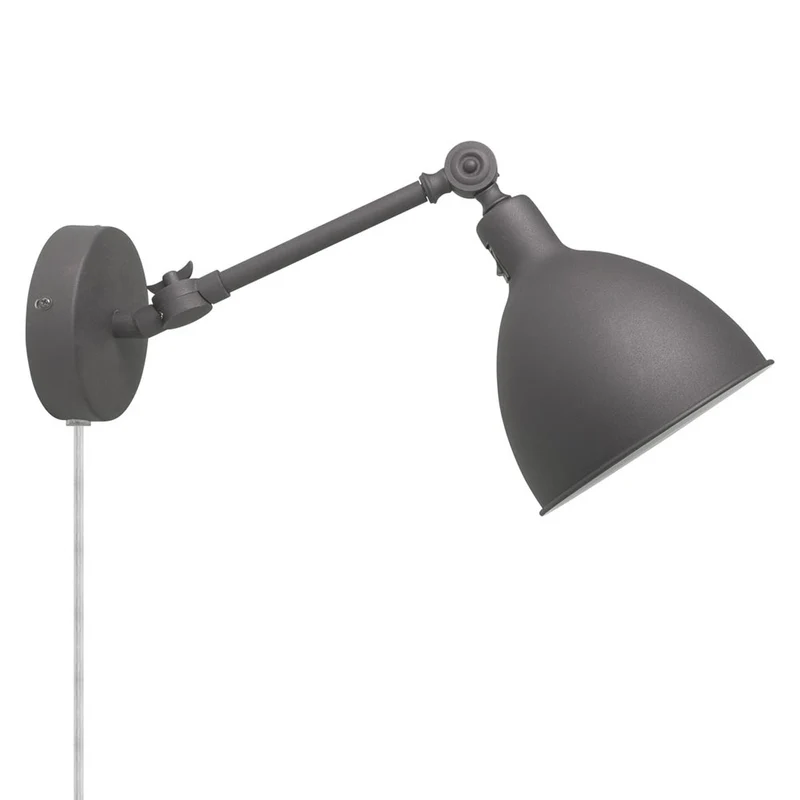 Wandleuchte Bazar Mini Grau