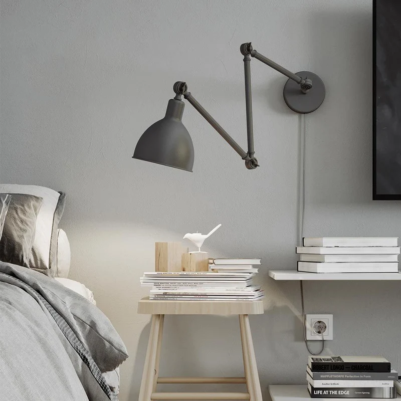 Wandlampe Bazar Grau