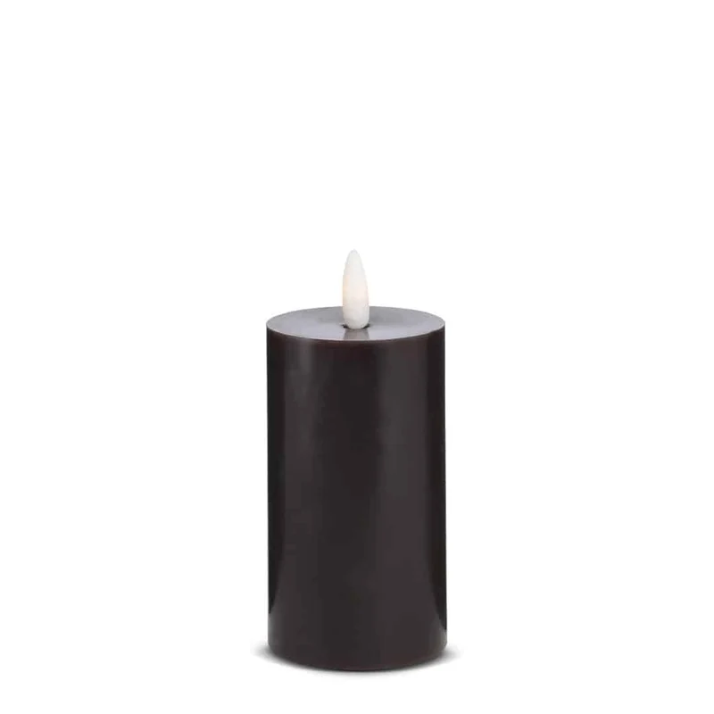 LED-ljus – 1 styck – ø5 x 12,5 cm – m/3D-låga – (flera färger)