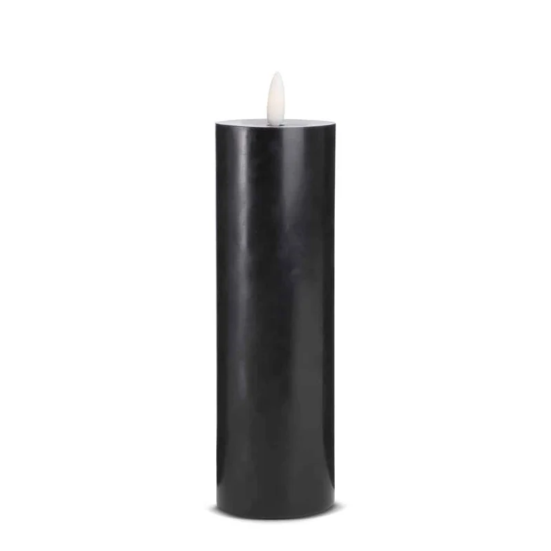 LED-ljus – 1 st. – ø5 x 20 cm – m/3D-låga – (flera färger)