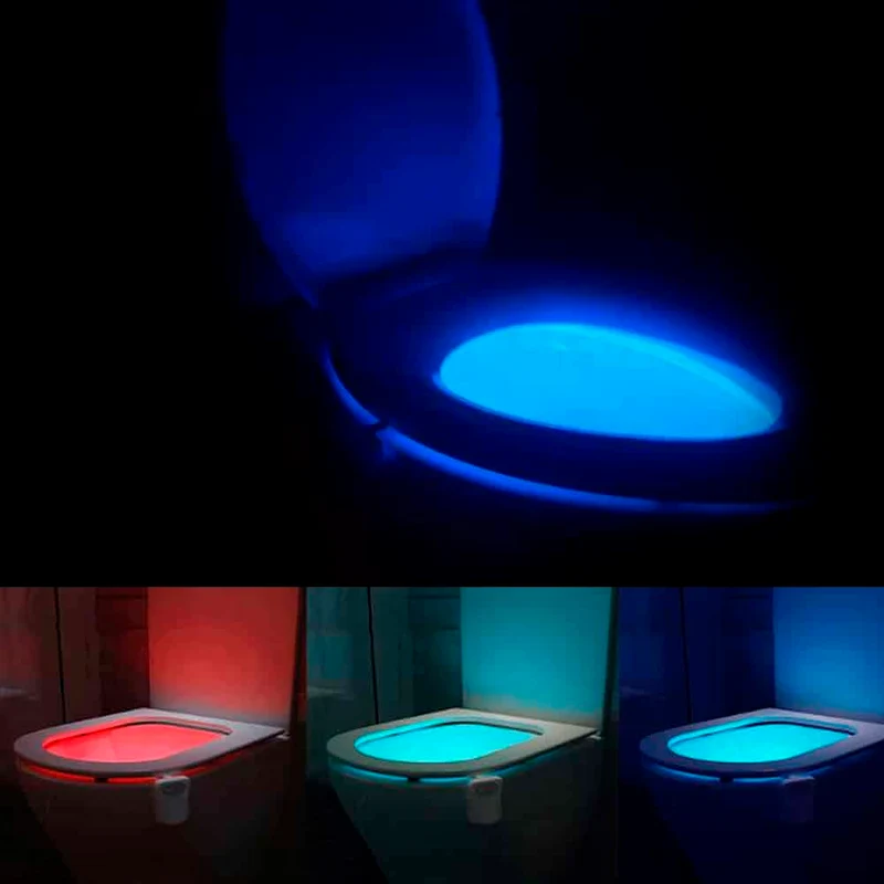 Toalett LED-lampor (8 olika färger)