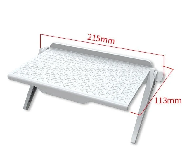 Kreativ vit och svart skärmhållare av ABS-material
