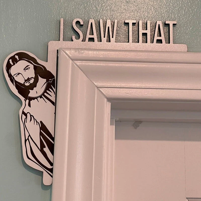 Rolig heminredning: Jesus Dörrhängare i Trä