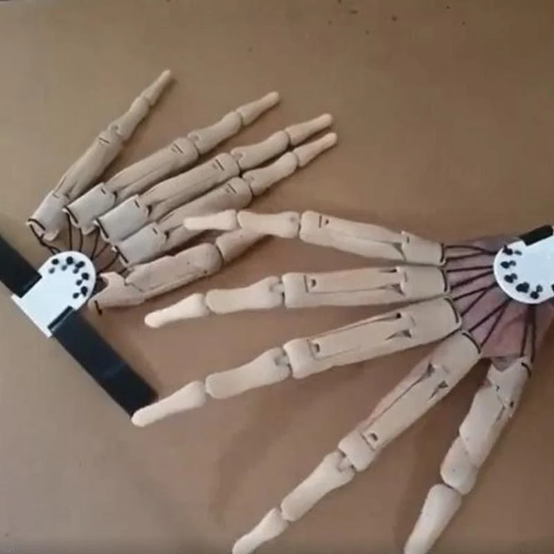 Halloweenledade Fingrar Skandinaviska Skrämselrekvisita