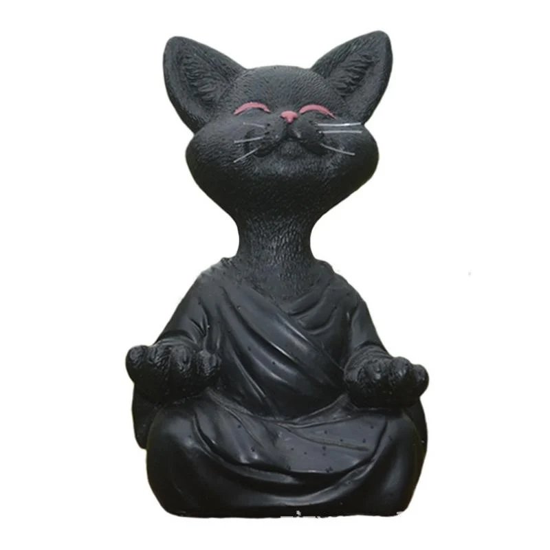 Buddha Prydnadskatt i Harts - Zen Dekoration för Hemmet