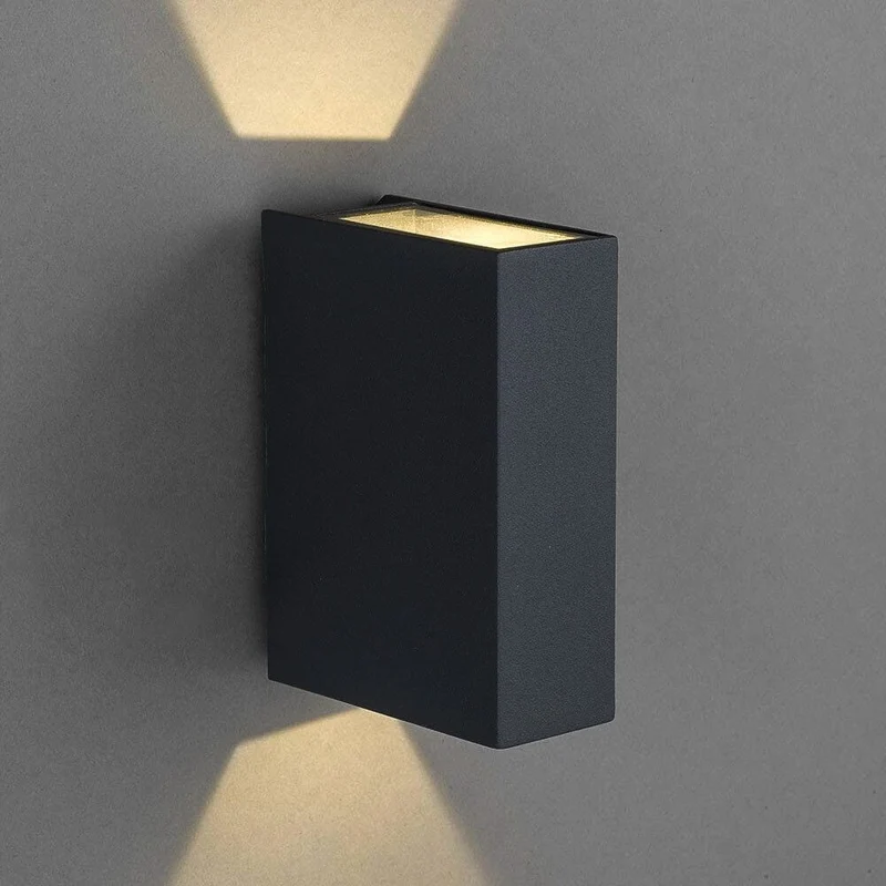 Dras LED Außen-Wandleuchte 12cm Up&Down Anthrazit