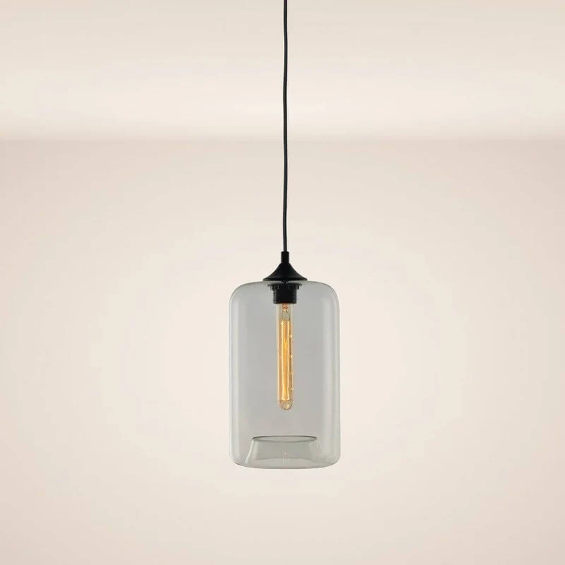 s.luce Cruet Glas-Pendelleuchte Up & Low 150cm