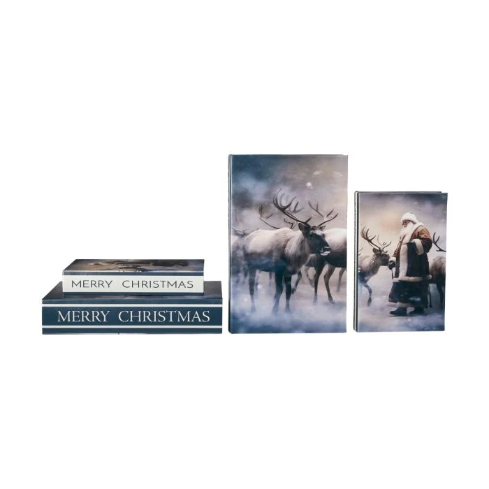 Speedtsberg ask/bok med julmotiv 2-pack