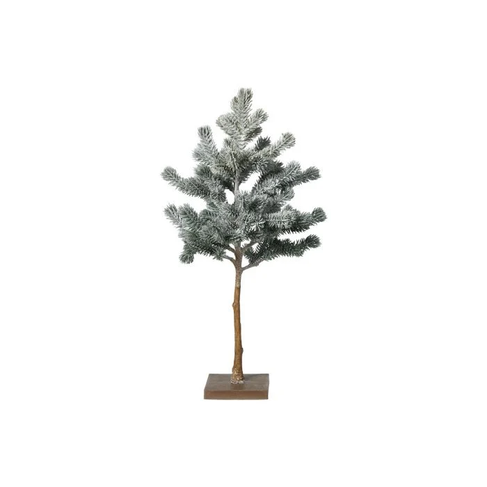 Stammat granträd med snö 48 cm högt