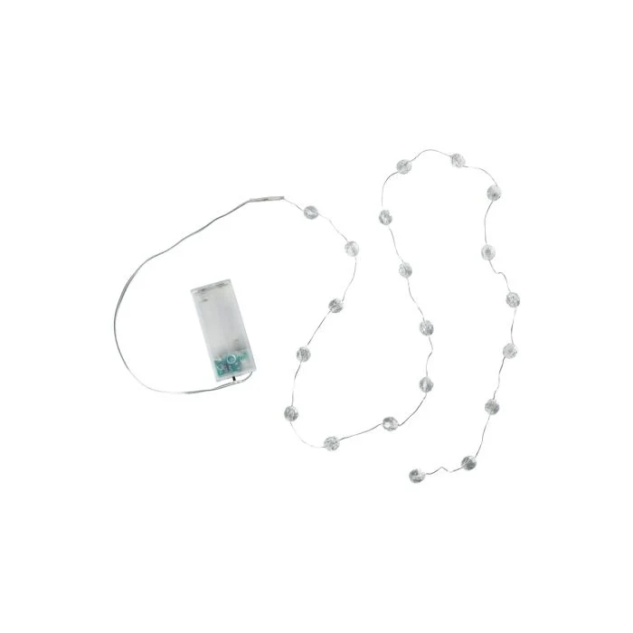Ljusslinga med 20 LED-kulor 130 cm
