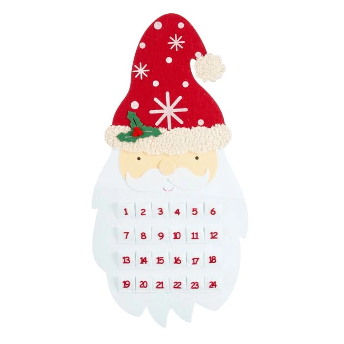 Julkalender i filt jultomten