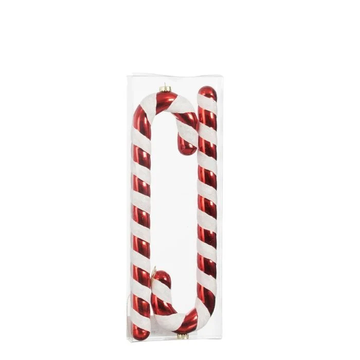 Polkagrisstänger 40 cm höga 2-pack