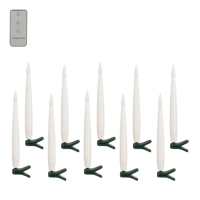 LED-ljus med klämmor 10-pack