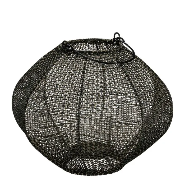 Faros lykta svart 26 cm hög