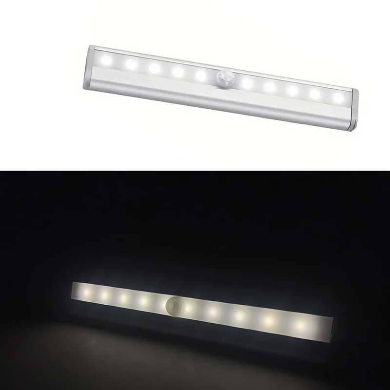 LED-skåplampa m/ sensor - varmvit - 200 Lumen