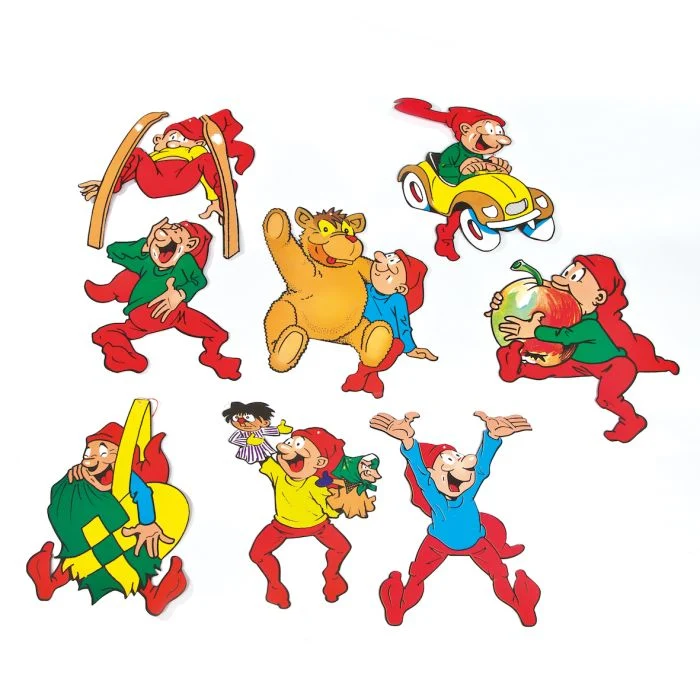 Brammingtomtar i julstämning i kartong 4-pack