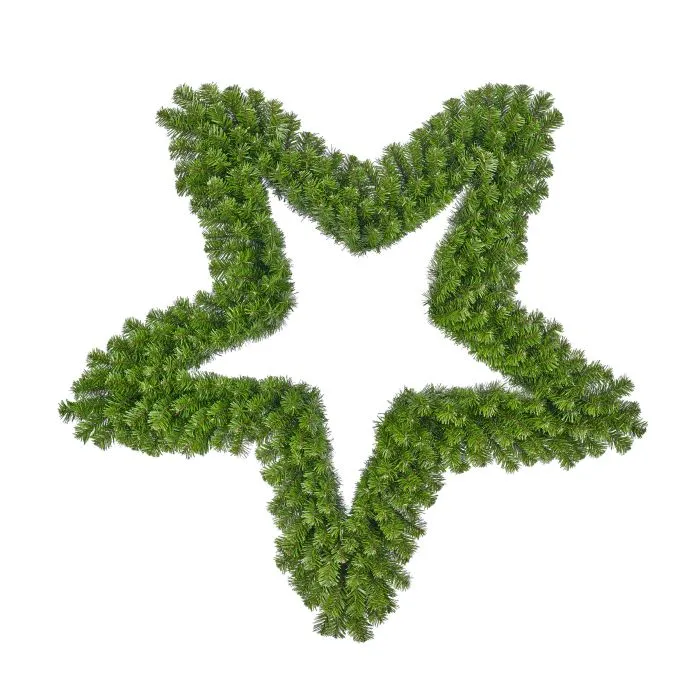 Juldekoration Granstjärna grön