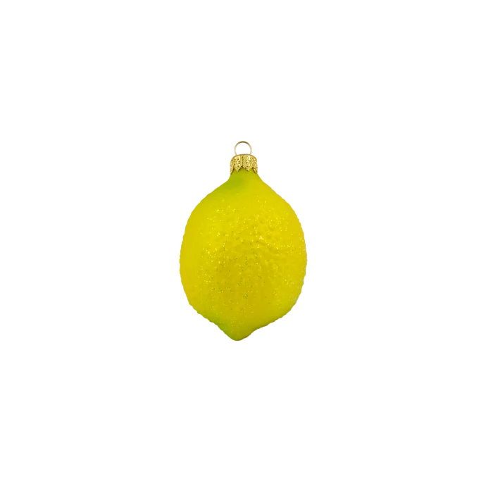 Julgranskula Citron gul