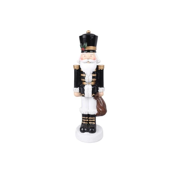 Nötknäpparen soldat svart och vitt