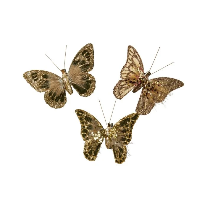 Fjäril med klämma 12 cm