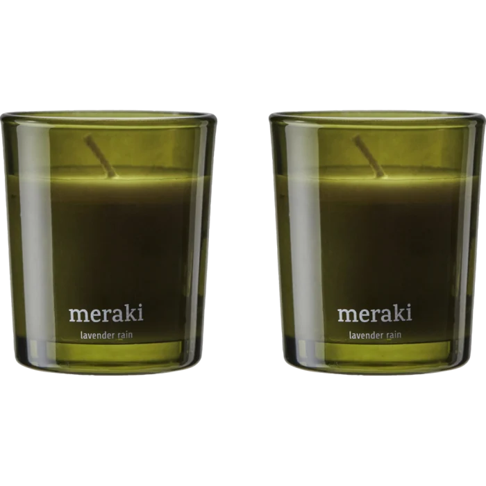 Meraki Doftljus Lavender Rain 2 pk