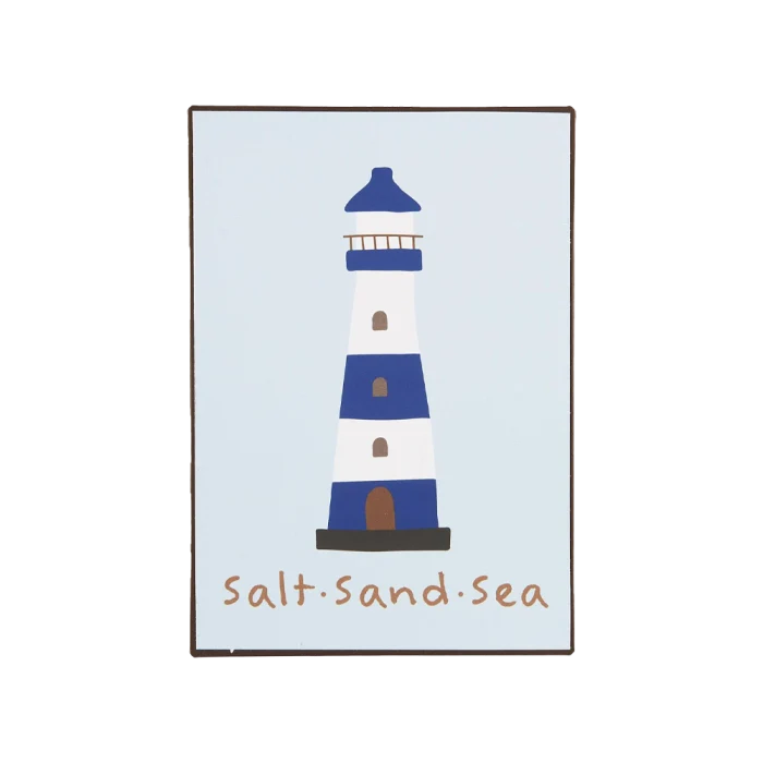 Metallskylt Salt Sand Sea