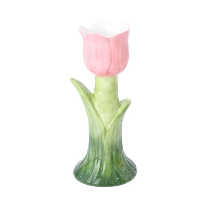 Tulpanvas 17 cm hög rosa