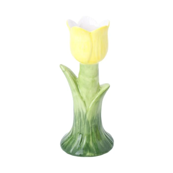 Tulpanvas 17 cm hög gul