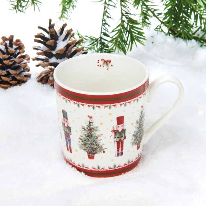 Julserviser Mugg 9 cm hög