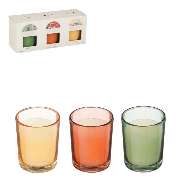 Presentpaket med 3 doftljus