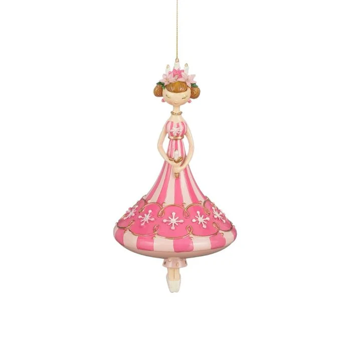 Godisflicka för upphängning rosa 19 cm hög