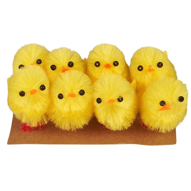 Påskkycklingar chenille 8-pack