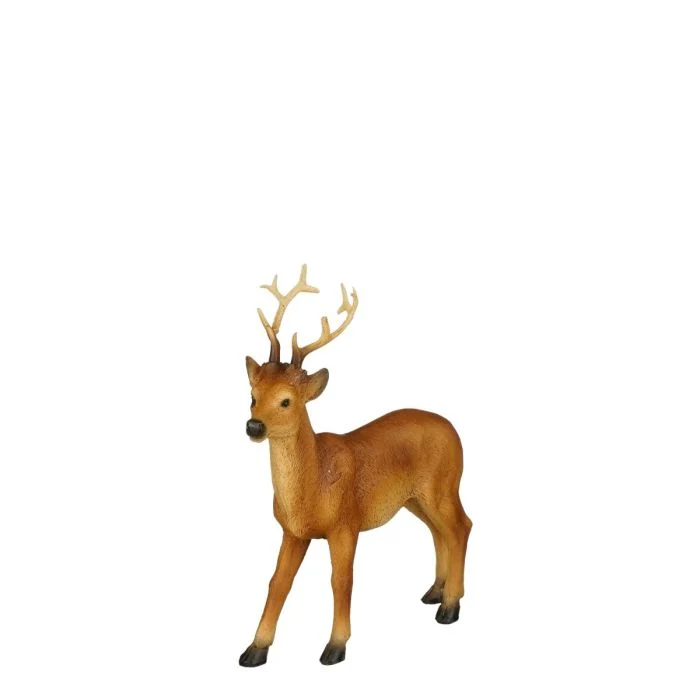Rådjur med horn 16 cm hög