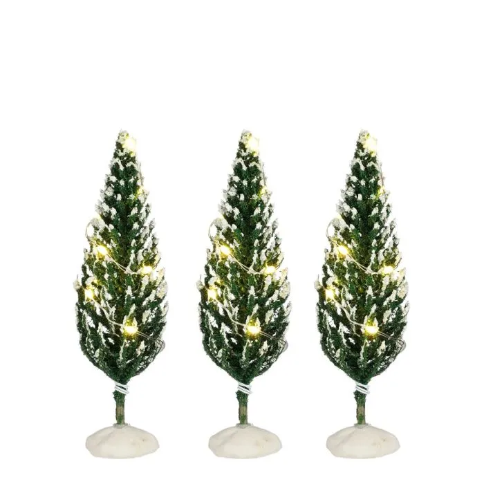 Luville Stam barrträd med ljus 3-pack