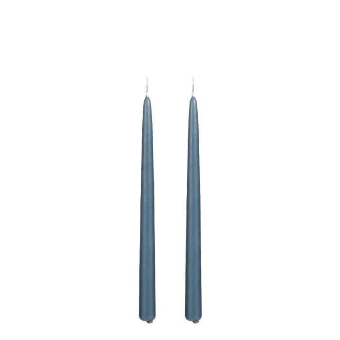 Ljus 2-pack 29 cm blå