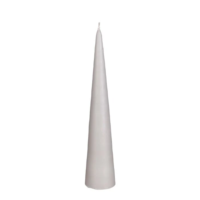 Konformat ljus 25 cm hög ljusgrå
