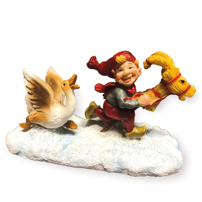 Vilhelm Hansen Tomte med gås