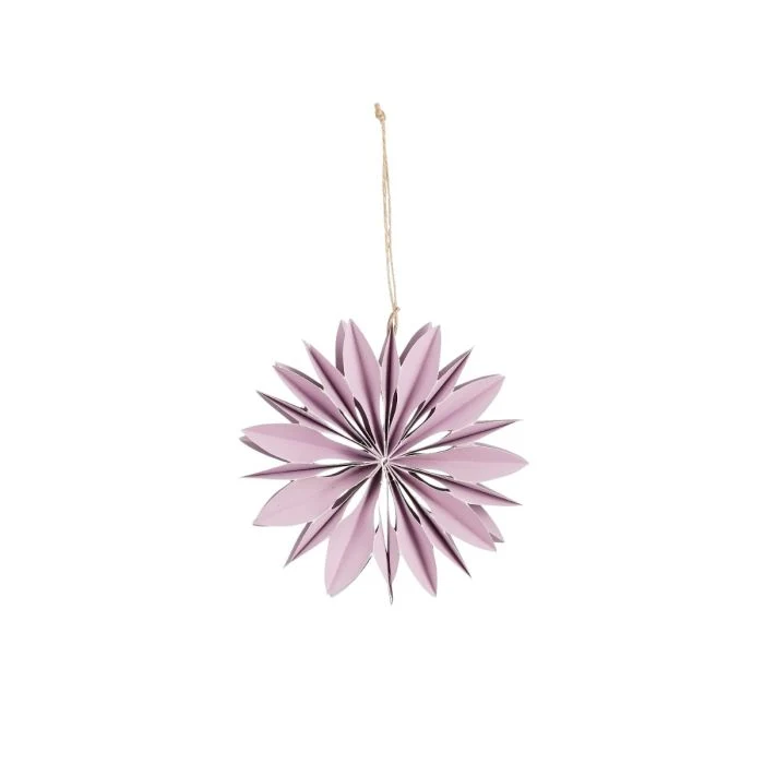 Ljuslila blomstjärna 12 cm i dia
