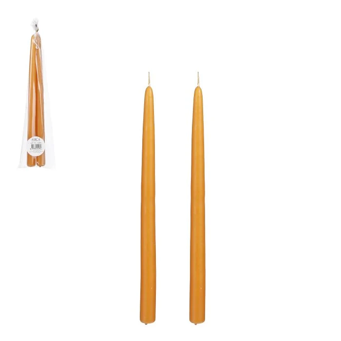 Ljus 2-pack 29 cm orange