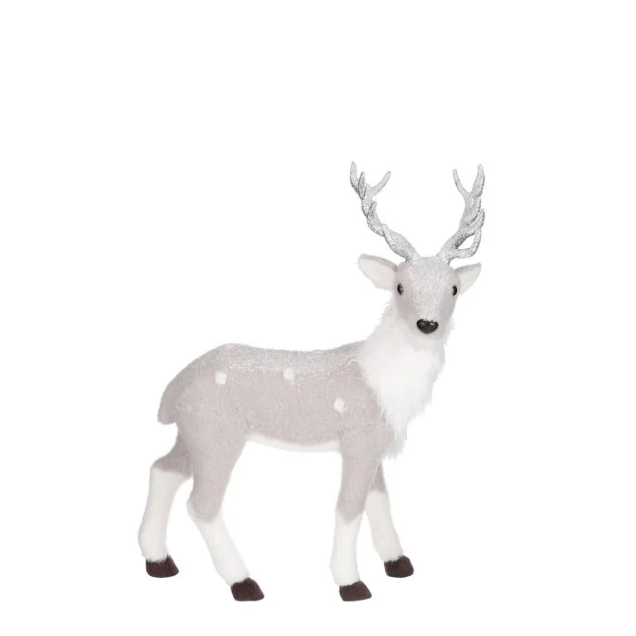 Rådjur med silverfärgade horn