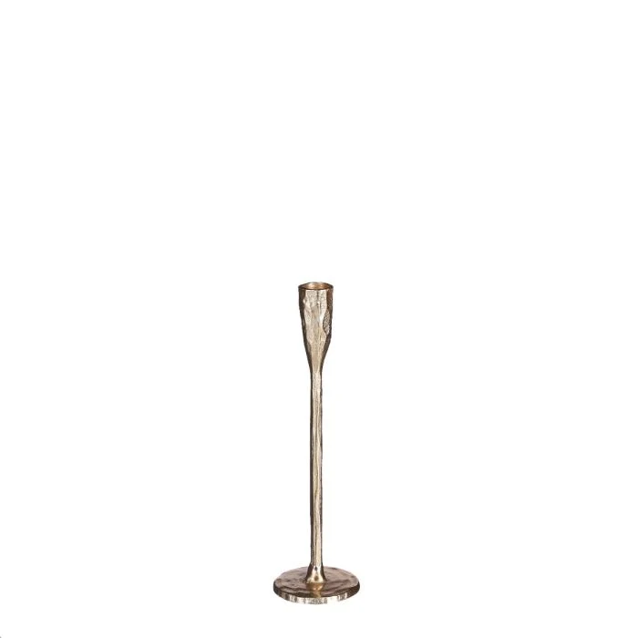 Stretto ljusstake i guldfärgad 26 cm hög