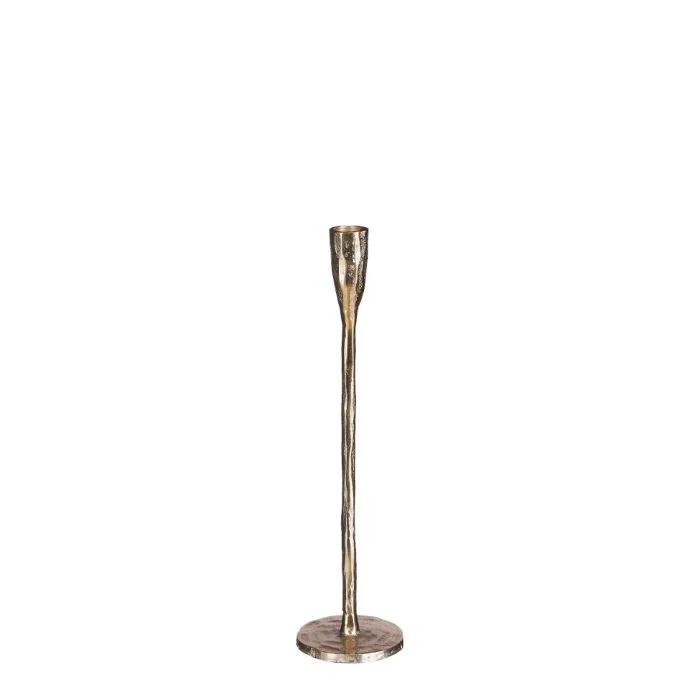 Stretto ljusstake i guldfärgad 32 cm hög