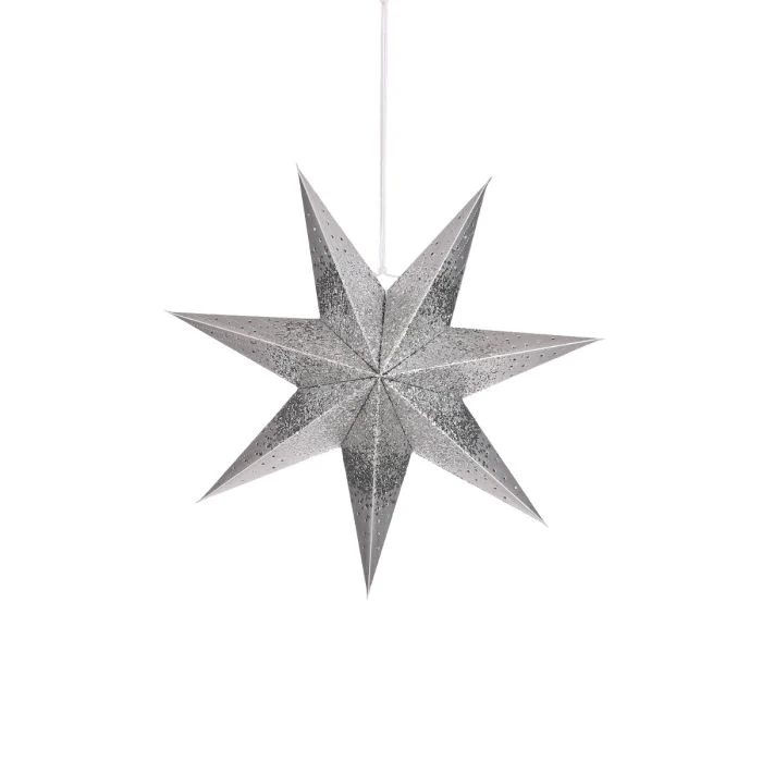 Stjärna silver 45 cm i diameter
