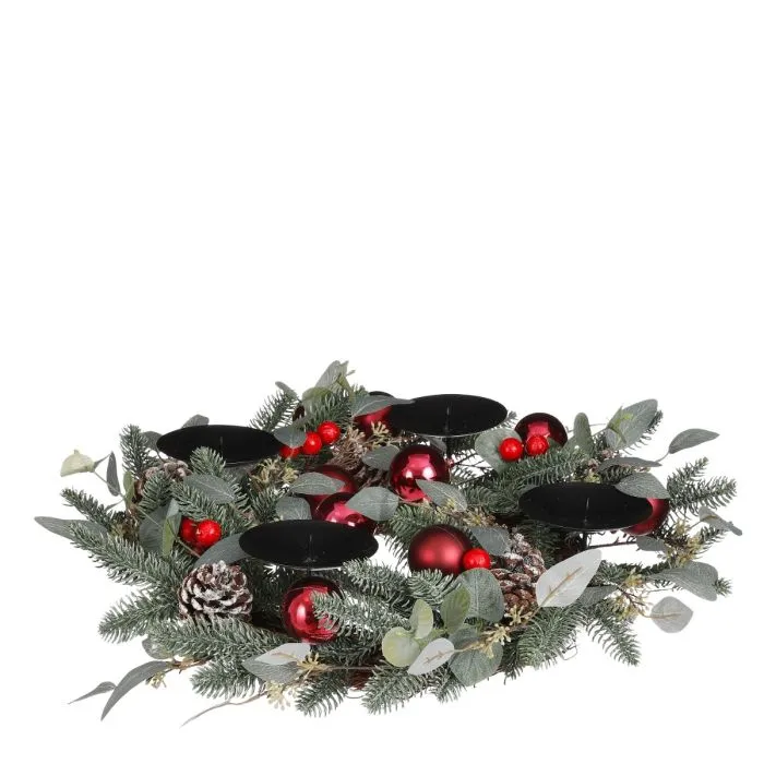 Benton rund adventskrans